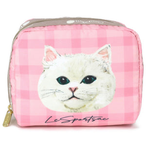 LeSportsac レスポートサック ポーチ 6701 SQUARE COSMETIC U243 CAT DAY P