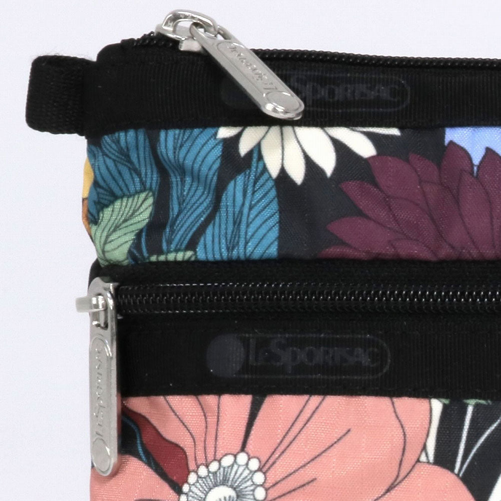 レスポートサック ポーチ 7105 E706 FAVORITE FLORAL コスメティッククラッチ ブルー LeSportsac