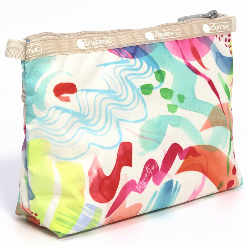 LeSportsac レスポートサック ポーチ 7105 COSMETIC CLUTCH E838 ABSTRACT CANVAS