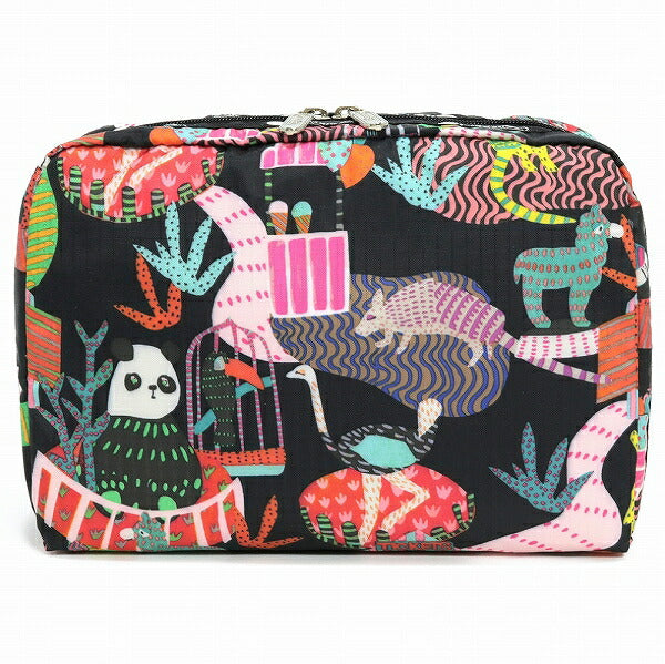 レスポートサック ポーチ 7121F567 小物入れ LeSportsac EXTRA LARGE RECTANGULAR COSMETIC MIDNIGHT MENAGERIE