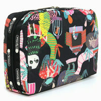 レスポートサック ポーチ 7121F567 小物入れ LeSportsac EXTRA LARGE RECTANGULAR COSMETIC MIDNIGHT MENAGERIE