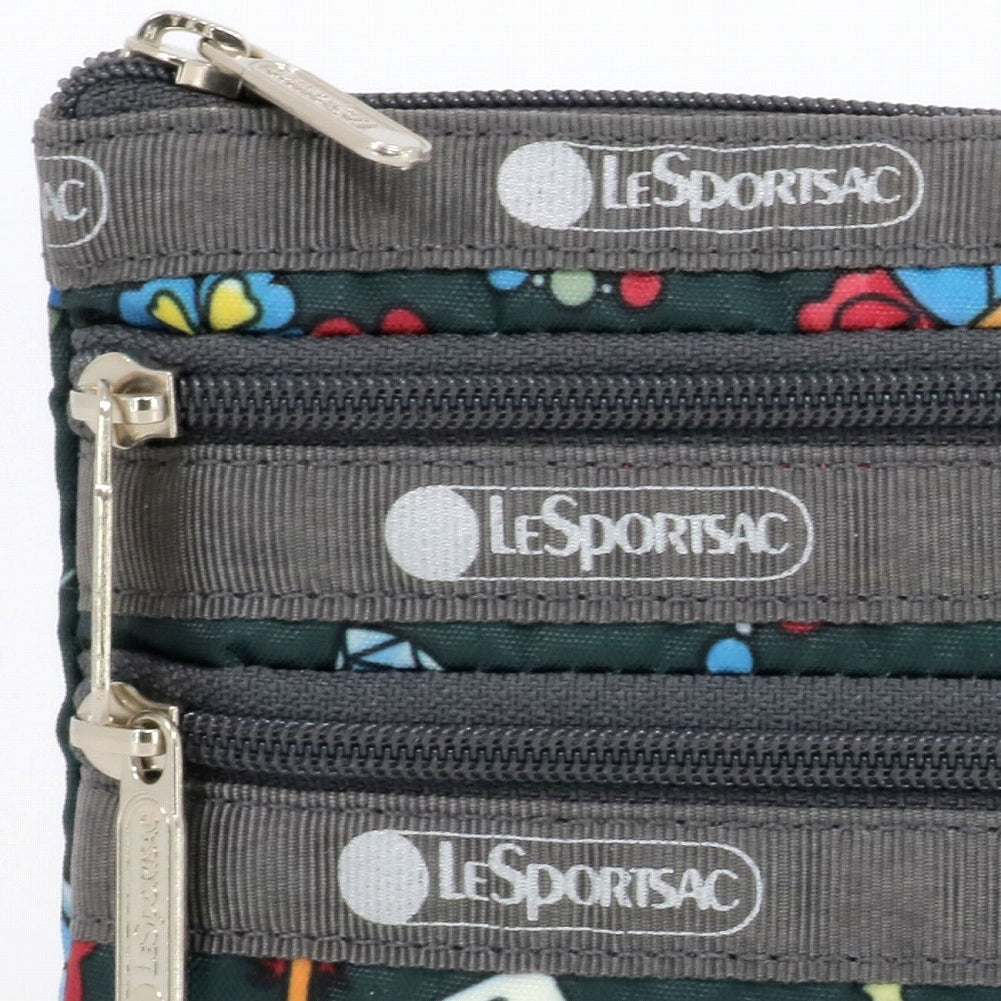 LeSportsac レスポートサック ポーチ 7158 3 ZIP COSMETIC E465 KEEPSAKE MEMORY