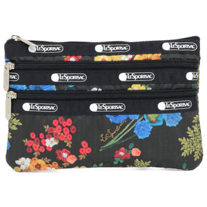 LeSportsac レスポートサック ポーチ 7158 3 ZIP COSMETIC E477 FORGET ME NOT
