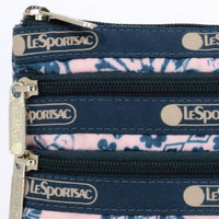 LeSportsac レスポートサック ポーチ 7158 3 ZIP COSMETIC E483 ROOKS AND ROSES