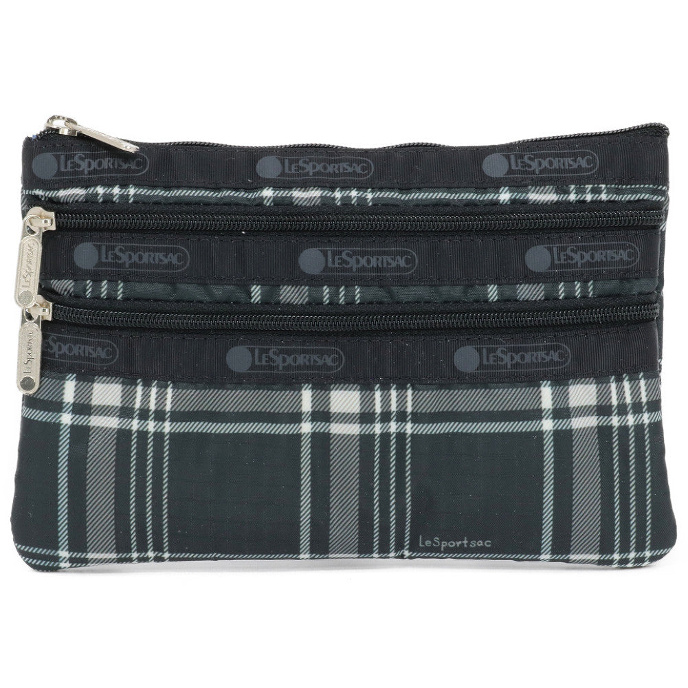 LeSportsac レスポートサック ポーチ 7158 3 ZIP COSMETIC E570 PEARL PLAID