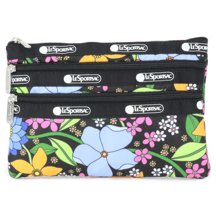 LeSportsac レスポートサック ポーチ 7158 3 ZIP COSMETIC E833 SYDNEY FLORAL