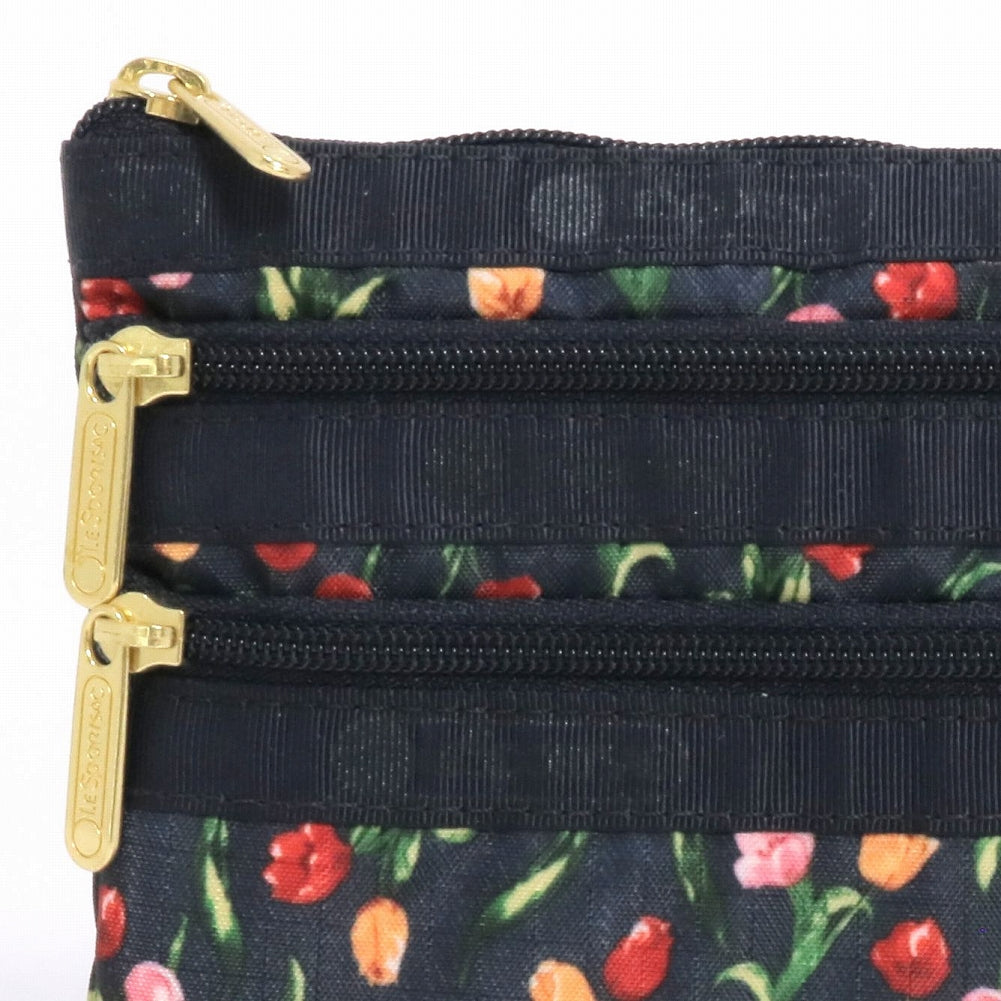 LeSportsac レスポートサック ポーチ 7158 3 ZIP COSMETIC U229 TULIP GARDEN