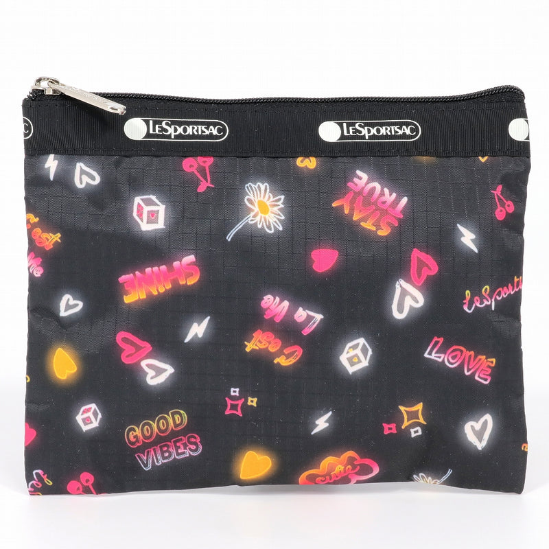 LeSportsac レスポートサック ショルダーバッグ 7519 DELUXE SHOULDER SATCHEL E481 STAY TRUE