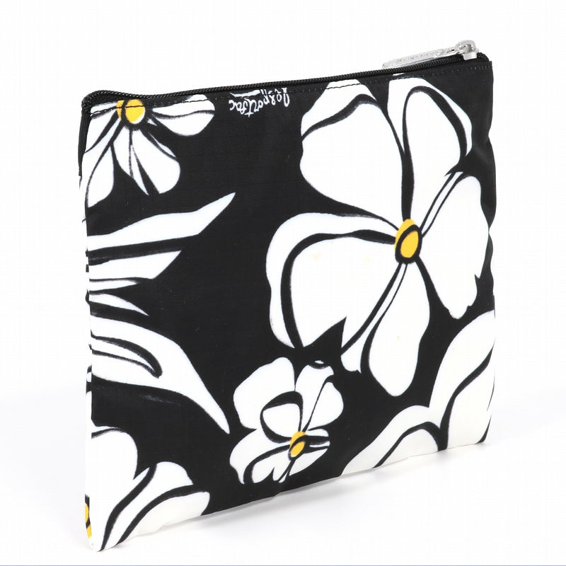 LeSportsac レスポートサック ショルダーバッグ 7519 DELUXE SHOULDER SATCHEL E837 BLACK AND WHITE BLOOMS