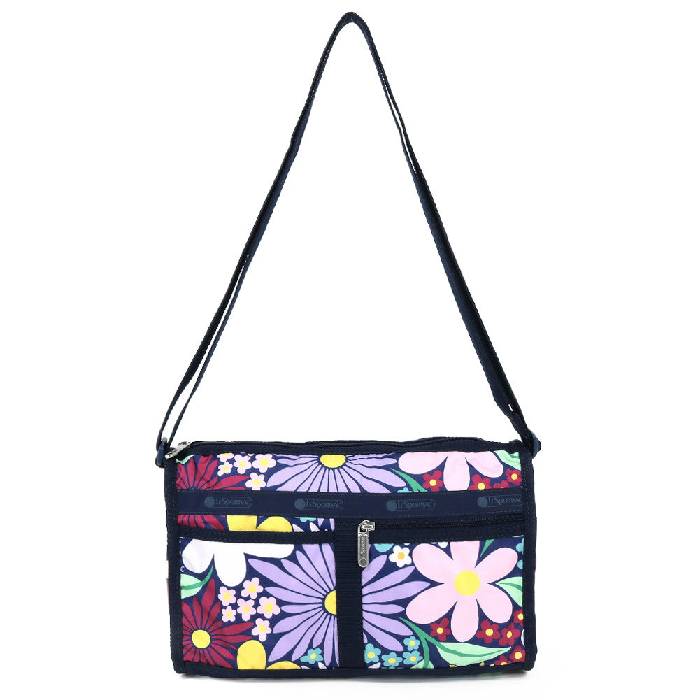 LeSportsac レスポートサック ショルダーバッグ 7519 DELUXE SHOULDER SATCHEL E877 FLOWER POP