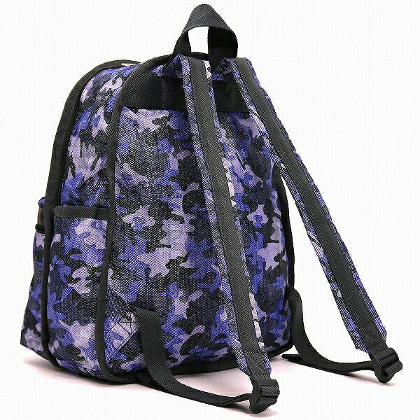 レスポートサック リュックサック LeSportsac BASIC BACKPACK CAMO CANVAS INDIGO