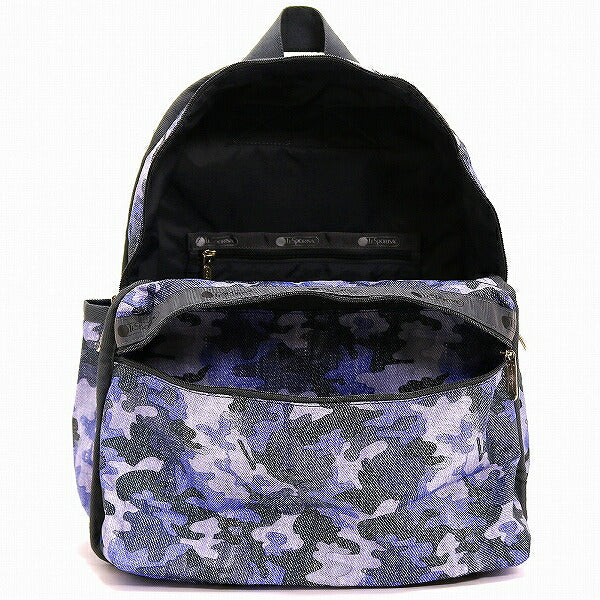 レスポートサック リュックサック LeSportsac BASIC BACKPACK CAMO CANVAS INDIGO