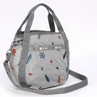 レスポートサック ショルダーバッグ スモールジェニー LeSportsac 8056 E733 FALLING LEAVES EMBROIDERY グレー