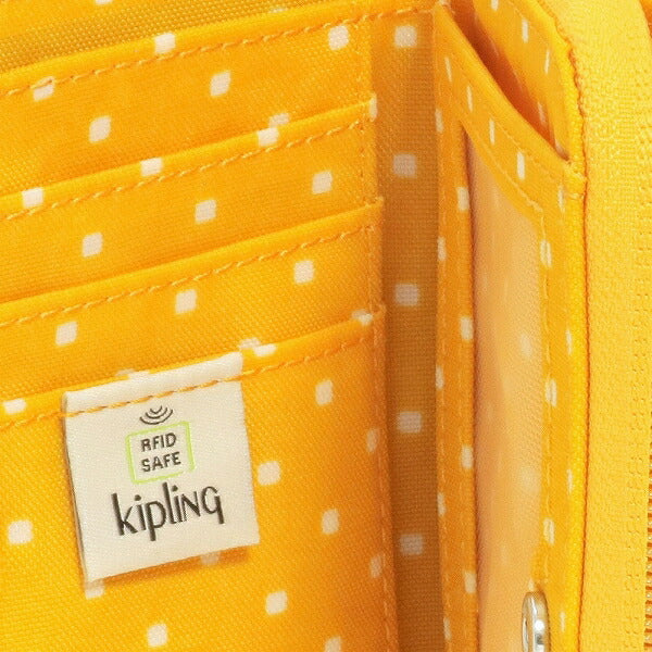 キプリング 長財布 ウォレット Kipling MONEY LAND Soft Dot Yellow