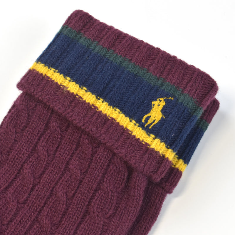 ポロ ラルフローレン 手袋 メンズ レディース ニットグローブ POLO RALPH LAUREN PC0713